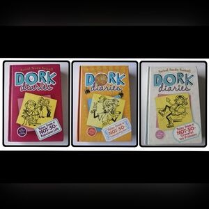 Dork Diaries Book Set - Books 1,3,4 (Lot#1)
